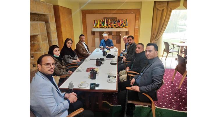 جلسه هیات مدیره انجمن ورزشی نویسان استان مرکزی با حضور استاد منوچهر زندی برگزار شد