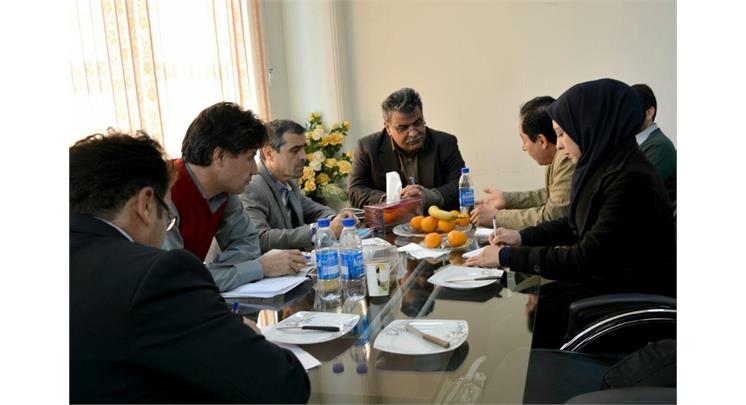 نشست اعضای انجمن ورزشی نویسان استان کرمانشاه با شهردار کرمانشاه