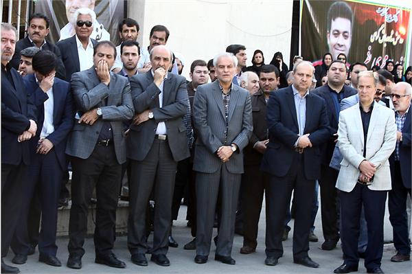 تشییع پیکر مرحوم مهدی نفر