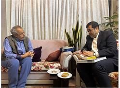 عیادت وزیر ورزش و جوانان از ابراهیم افشار