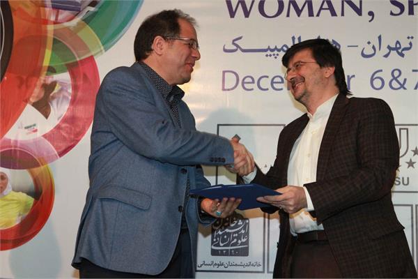 دکتر احمدی و دکتر سعید آبادی، رییس یونسکو ملی ایران