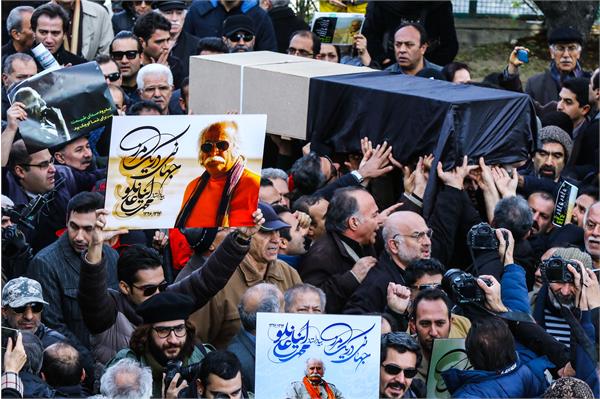 تشییع پیکر مرحوم اینانلو