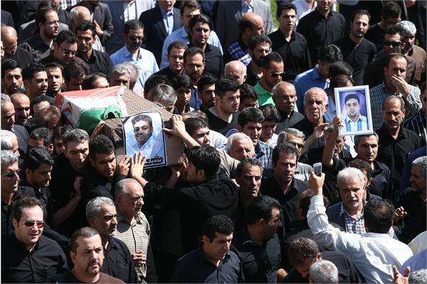 تشییع پیکر مرحوم مهدی نفر